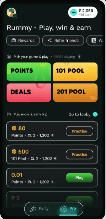 How Many Games are Available in Playship Rummy App