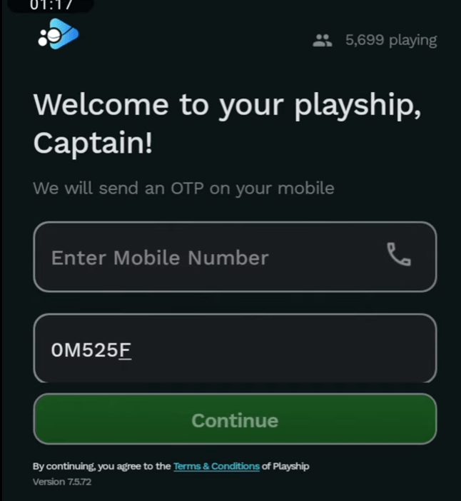 How To Register in Playship Rummy Win App